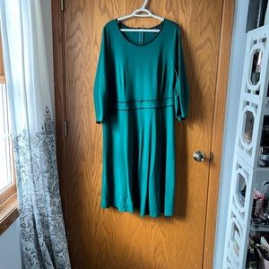 Eloquii forest green size 20 dress